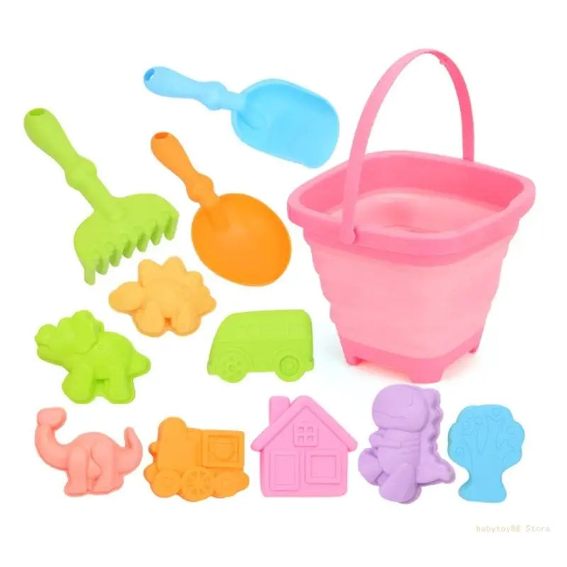Y4UD Sand Toy Beach Playset Swimming Pool Sand Castle Building Toy Kids Birthday Gift