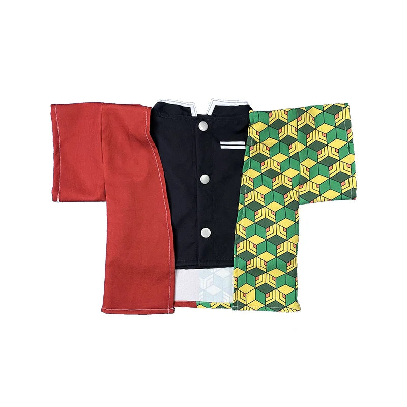 Demon Slayer Pet Cosplay Rengoku Kyoujurou Cat Clothes Unlimited Train COS Flame Pillar Rengoku Kyoujurou Dresses