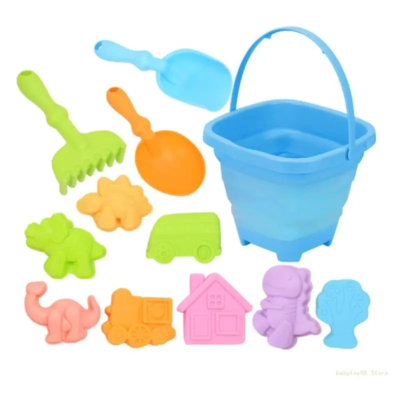 Y4UD Sand Toy Beach Playset Swimming Pool Sand Castle Building Toy Kids Birthday Gift